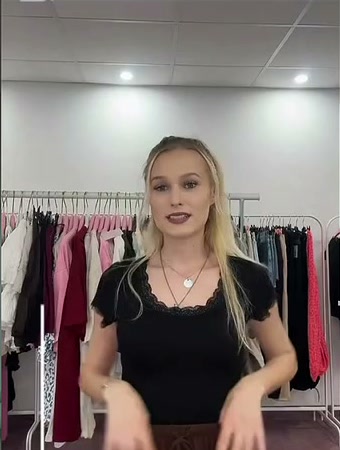 Spitzen-Top „Nina" Schwarz